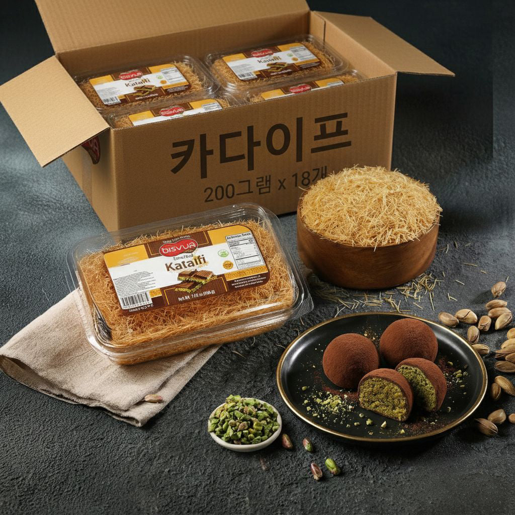 Bisvua Roasted Kataifi - Premium Toasted Kataifi 200g (7.02 oz)