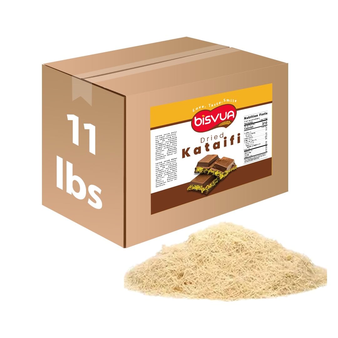 Bisvua Premium Dried Kataifi 500g (17.6 oz) - BOX (15 pcs)