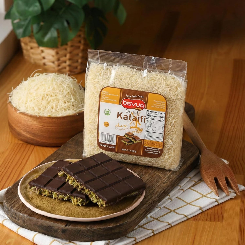 Bisvua Dried Kataifi - Premium Dry Kataifi 100g (3.5 oz)