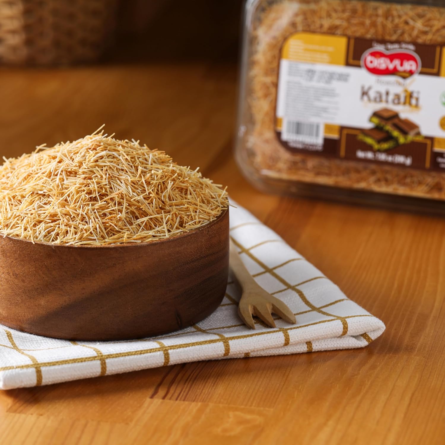 Bisvua Premium Bulk Roasted Kataifi 10 kg (22 lbs)