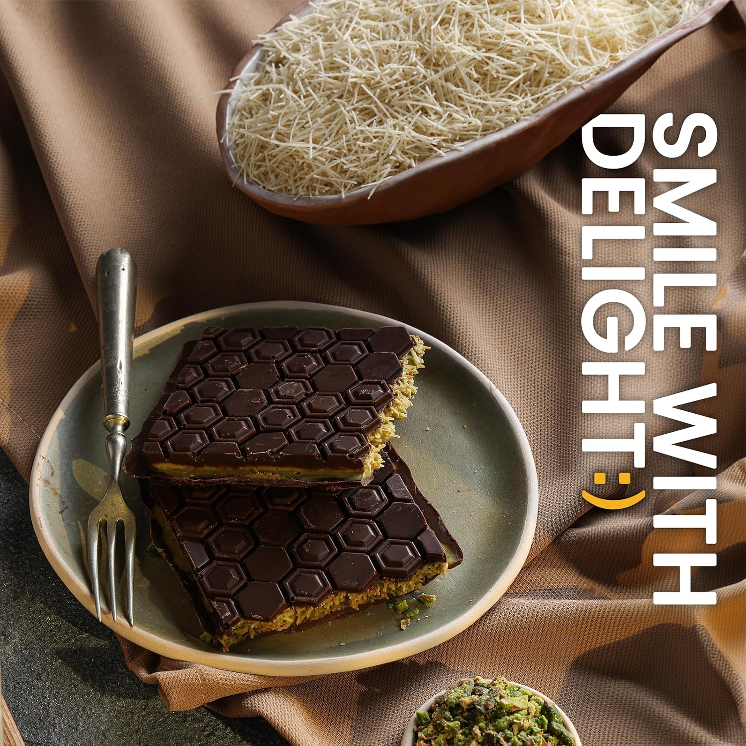 Bisvua Premium Dried Kataifi 500g (17.6 oz) - BOX (15 pcs)