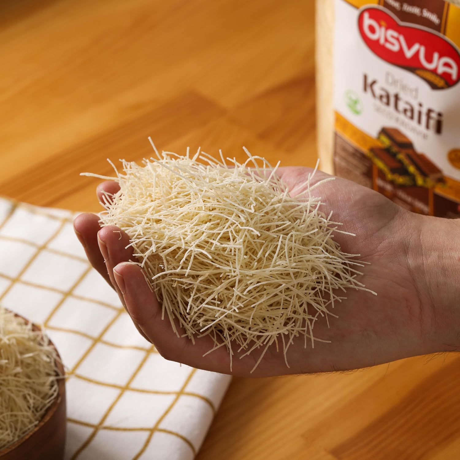 Bisvua Premium Dried Kataifi 500g (17.6 oz)